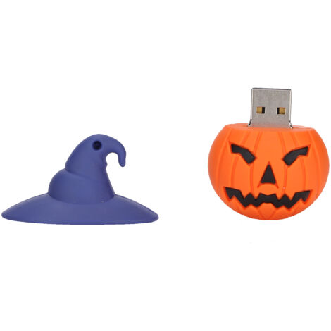 Niedlicher Kürbismonster-USB-Stick, 64 GB, USB 2.0, schneller mobiler Speicher