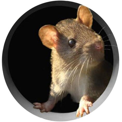Niedlicher Maus-Wandaufkleber, kreative Küchendekoration