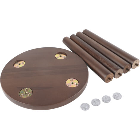 Niedlicher, vielseitiger Holzhocker, kleine Bank, Kindersitz, DIY-Möbelstück, Haselnussbraun