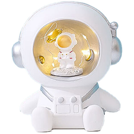 Niedliches Astronauten-Nachtlicht, dekoratives Sparschwein fürs Kinderzimmer – Geschenkidee zum Geburtstag für Mädchen und Jungen