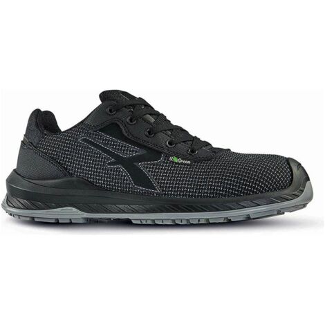 Niedrige Sicherheitsschuhe Ember UK ESD S3 CI SRC, schwarz - U-POWER - RI20384 46