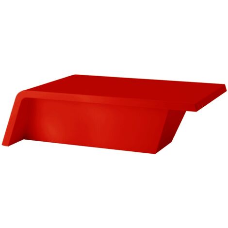 Niedriger Tisch Vondom Rest 106x56x30 - Rot - umweltverantwortlich Produkt