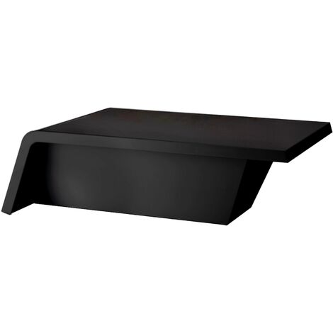 Niedriger Tisch Vondom Rest 106x56x30 - Schwarz - umweltverantwortlich Produkt