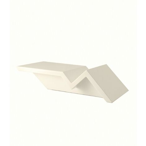 Niedriger Tisch Vondom Rest Sun Chaise 86,5x50x24 - Ecru - umweltverantwortlich Produkt