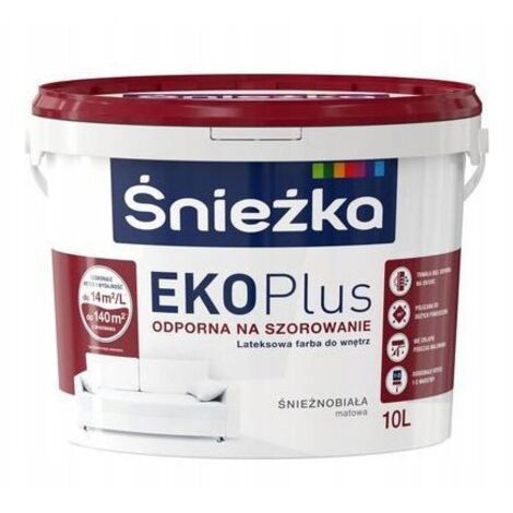 Śnieżka EKO Plus Latexfarbe Schneeweiß 10L