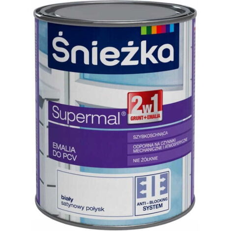 Śnieżka Supermal smalto PVC oleoftalico 0,75 L bianco