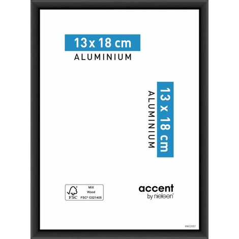 NIELSEN Cadre Accent, 13 x 18 cm, noir