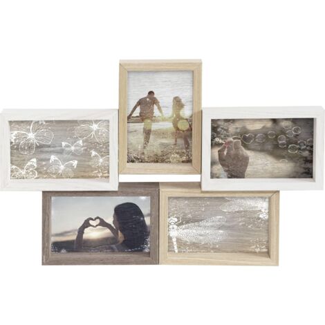 Nielsen Collage Mixed Colours Cadre Photo Bois 5 Photos