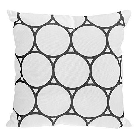Nielsen Design Nielsen Housse de coussin 45x45 blanc/gris 401140 (401140)