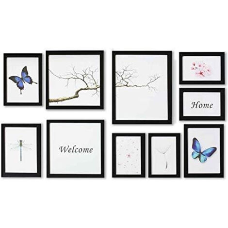 Nielsen Design Nielsen Kit de 10 cadres, noir Cadre interch.,plastique 8999176