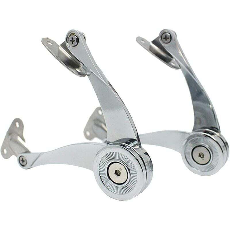 Image of Niemals verwendet] 2 Stück Klappdeckelscharniere, Soft-Close-Dämpfer, Winkel 75, 90, 110 Grad