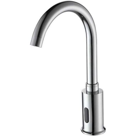 [NIEMALS VERWENDET] Automatischer Infrarot-Wasserhahn – Warm- und Kaltwasserauslauf – Luftstrahltechnologie für hygienisches Waschen – Wassersparend