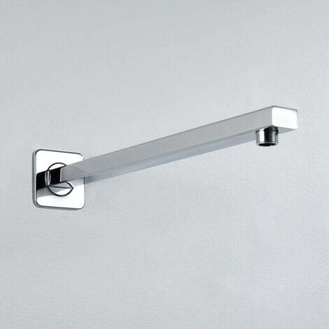[NIEMALS VERWENDET] Brausearm Wandmontage 40cm Duschkopf Arm für Kopfbrause G1/2 Wandmontage Duscharm für Duschkopf Chrom