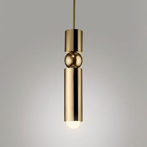 [NIEMALS VERWENDET] E27 LED Gold Nordischer Acryl-Kronleuchter Moderne Pendelleuchte Esszimmer-Kronleuchter Küche Schlafzimmer Nachttischlampe Restaurantleuchten