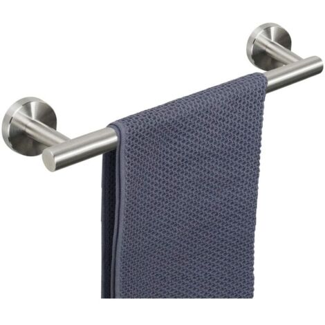 [NIEMALS VERWENDET] Handtuchhalter Silber 40cm Handtuchstange aus Edelstahl Wandmontage Handtuchhaken für Bad Küche WC