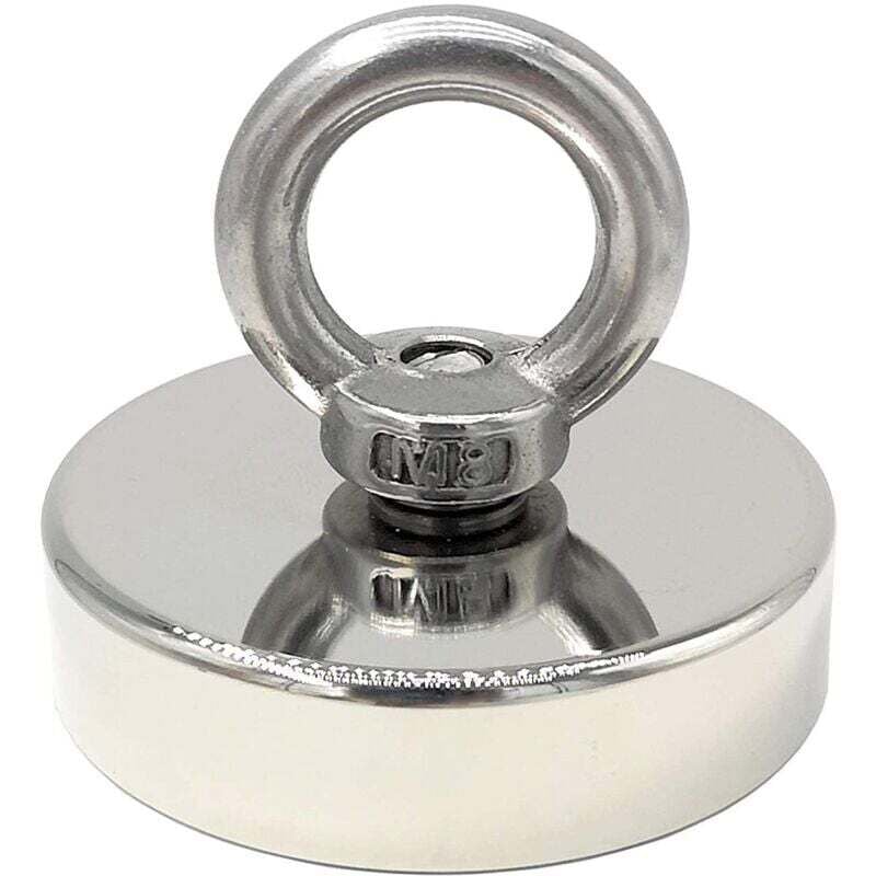 Image of Niemals verwendet] Neodym-Magnet 140 kg Kraft Durchmesser 60 mm