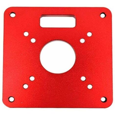 [NIEMALS VERWENDET] RT0700C Router Tisch Insert Platte 120x120x8mm Aluminium Holzbearbeitung Tisch Insert Platte