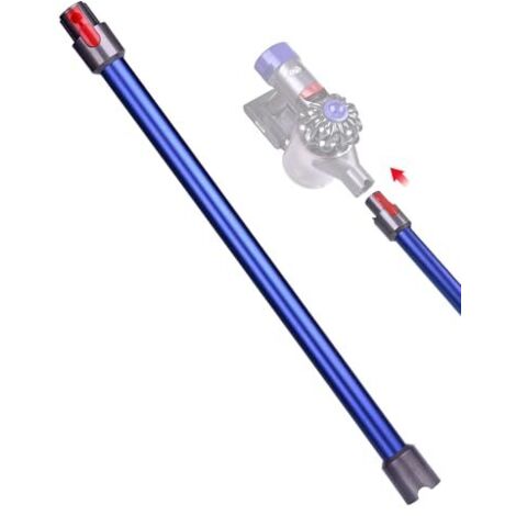[NIEMALS VERWENDET] Teleskoprohr für Dyson V7 V8 V10 V11 V15 Staubsauger – Starres Verlängerungsrohr mit Schnellverschluss 72,5 cm – Blau