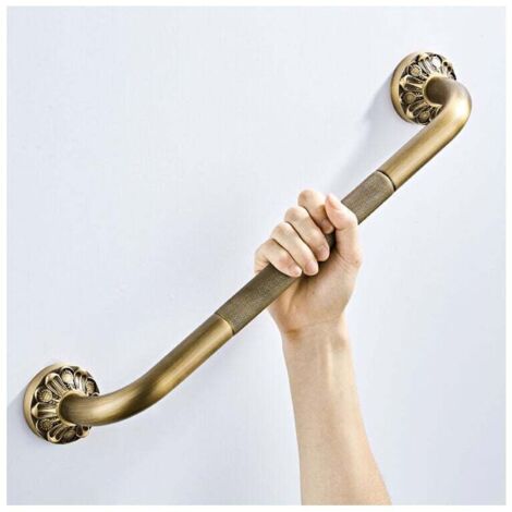 [NIEMALS VERWENDET] Vintage Haltegriff für Badezimmer 50cm Messing Badewannengriff Sicherheitsgriff für Dusche Toilette Bronze
