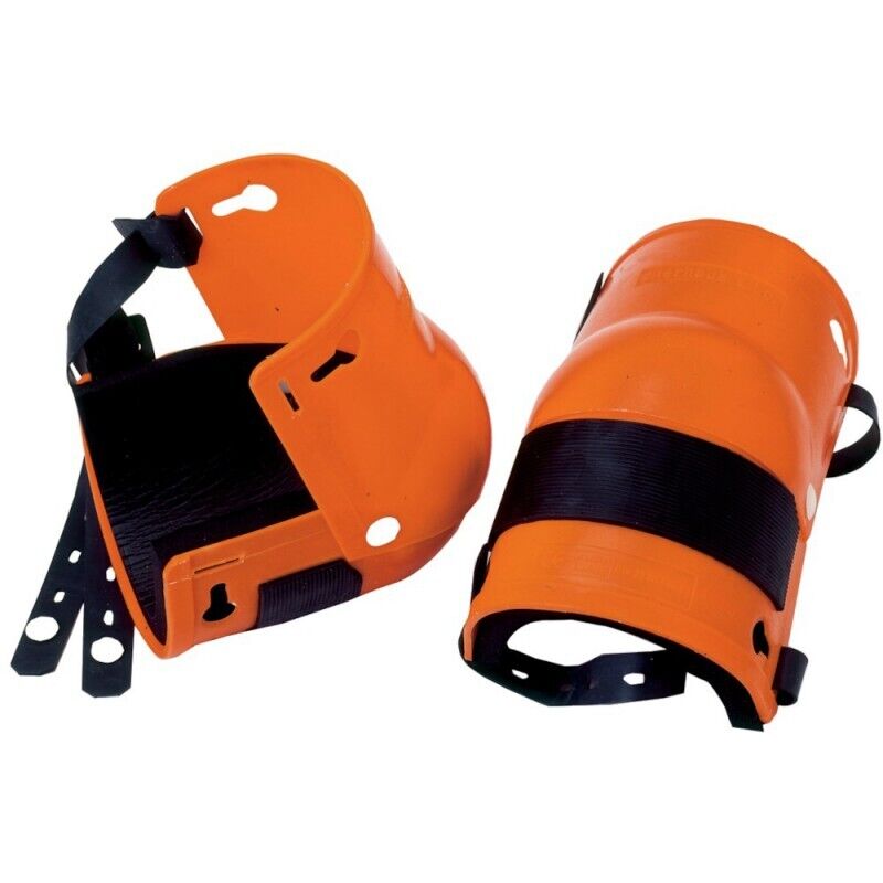 Nierhaus - paire de genouillères protection en orange, 20 mits c.