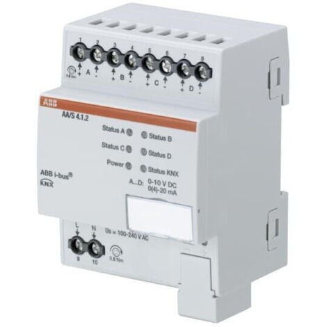NIESSEN AA/S 4.1.2 MODULE ACTIONNEUR ANALOGIQUE, 4 CANAUX, MDRC ABB 2CDG110202R0011