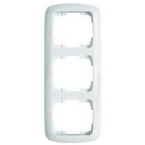 Niessen Arco Series Vertical Basic Frame  3 - Blanc alpin