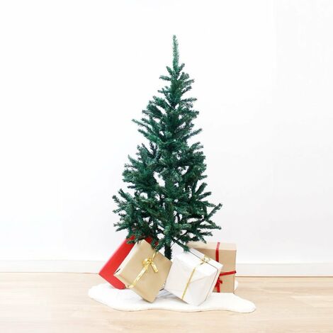 Nieve de lujo Flock Flocked Artificial FIR 150cm con 352 cabezas