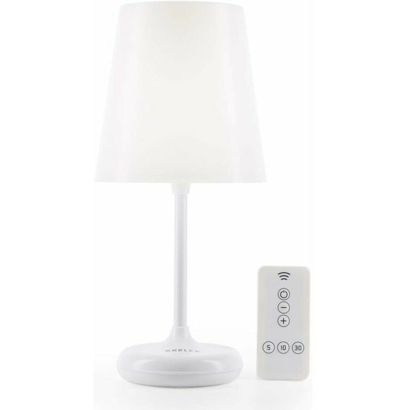 Hoopzi - Night Light 3 Lighting Modes, Bedside Lamp Touch Control & Remote Control, Smart Timing, Smooth Light for Baby Room, Living Room, Garage,