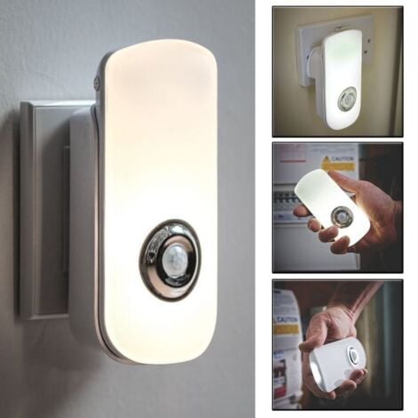 Night Light Motion LED Rechargeable Wireless PIR Motion Sensor LED Lit Safety Night Lighting Hallway Stairs Wall Light, 2 Modes Auto On/Off Portable LED Emergency Torch Light.