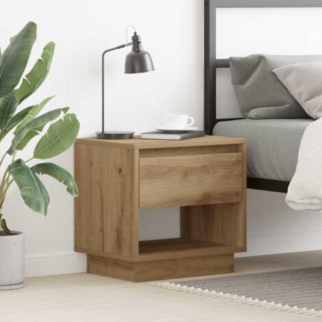 Nightstand Artisan oak 45 x 34 x 44 cm Engineered wood vidaXL