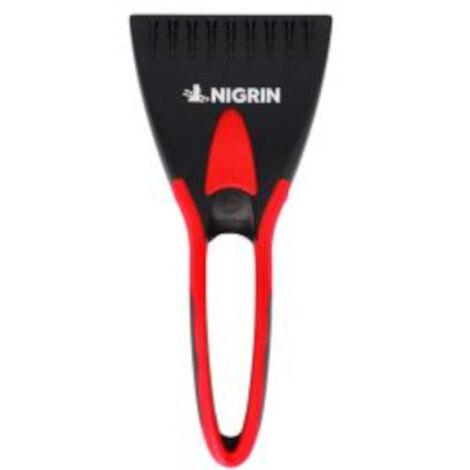 Nigrin Eisschaber sw/rt mit ergonischem Softgriff 21 Stk
