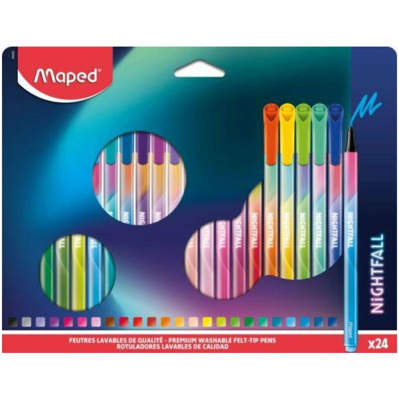 Image of Wirth - nigtfall - sc, 24 fineliner 844402 maped promo x1