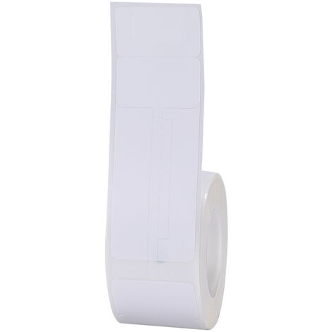 Niimbot Jewelry Label Paper Thermal Printing Paper Roll Price Label Paper Waterproof Oil-Proof Tear Resistant 25*30+45mm 100sheets/roll Compatible with B3S/B11/B21 Thermal Printer for Silver Ornaments Jade Article Tag Jewelry,model:White 25x75mm (100 Shee