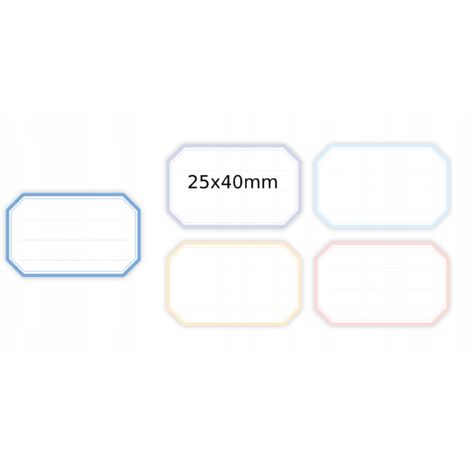 NIIMBOT Serie D/B 25 x 40, 160 piezas, pegatinas para portátiles