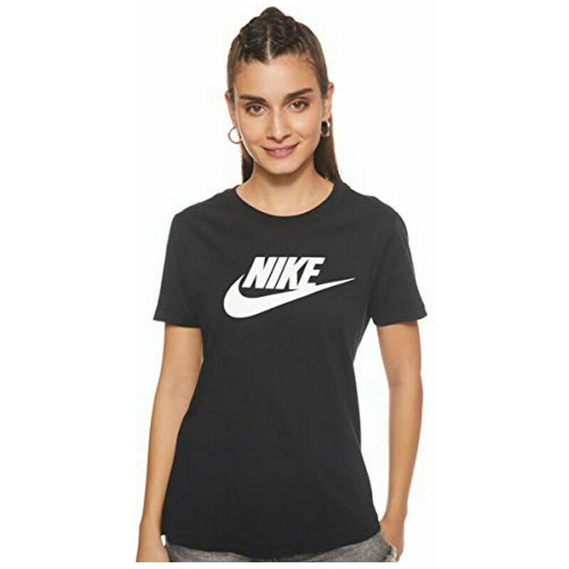

Camiseta de Manga Corta Mujer NSW TEE ESSNTL ICON BV6169 010 Negro M - Nike