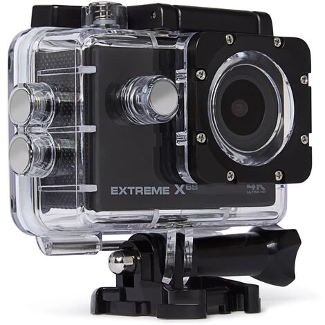 Nikkei Caméra d'action ExtremeX6S 4K Wi-Fi 64 Go