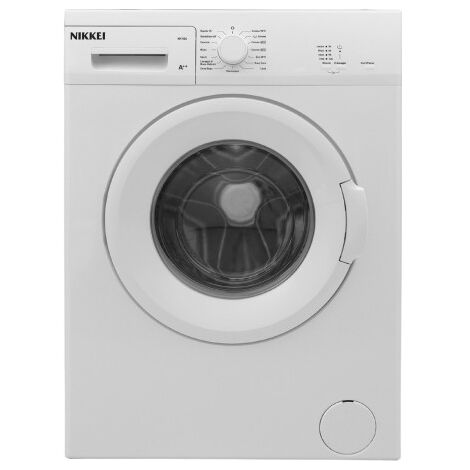 Nikkei Italia VN106. Tipo di carica: Caricamento frontale. Capacità cestello: 6 kg, Classe di efficienza della centrifuga: C, Silenziosità (centrifuga): 76 dB, Silenziosità (lavaggio): 58 dB, Veloc...