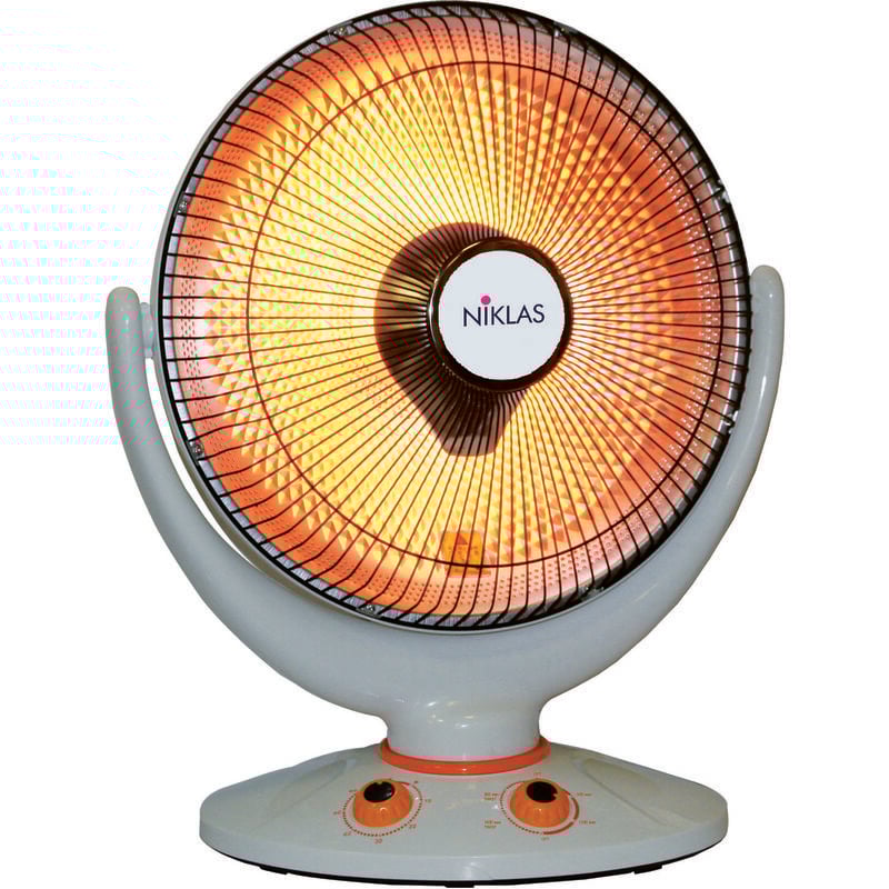 Niklas - sole mio poêle halogène 1000W - 49x24x58 cm