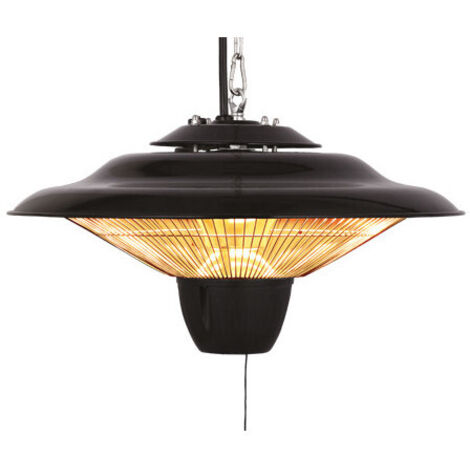 NIKLAS RAGIO DI SOLE UFO POÊLE HALOGÈNE SUSPENDU 1500W 42xH42 cm