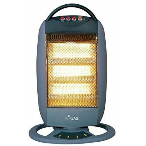 Niklas Classic - Stufa elettrica alogena oscillante 1200 W