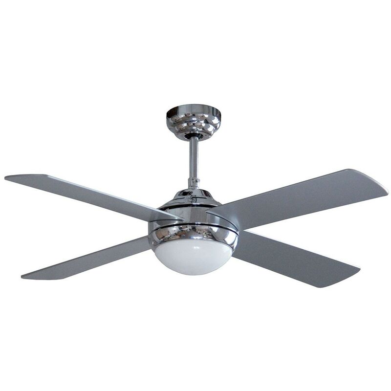 Niklas - Ventilateur Plafonnier Eclairage 4 pales 60 w 3 vitesses ø 121 cm Télécommande