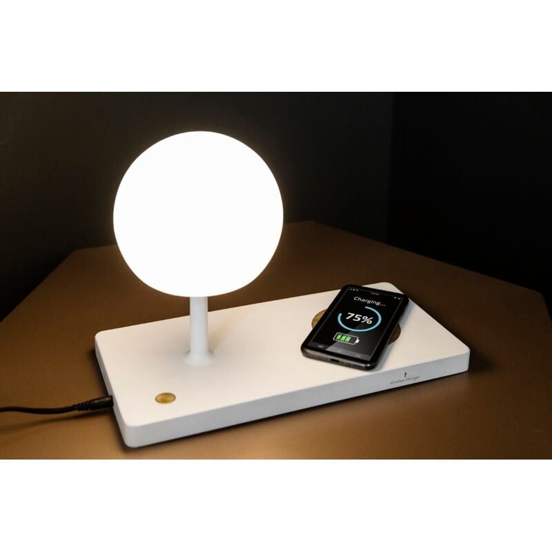 Niko Lampe de table blanc 01007A