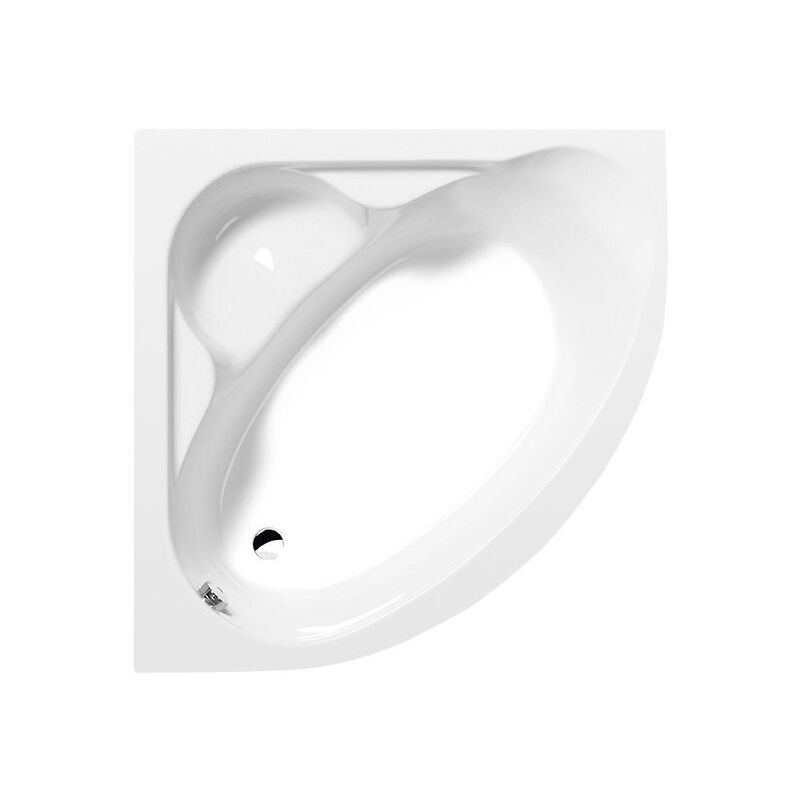 Nila Corner Bath 120x120x41cm, Blanc