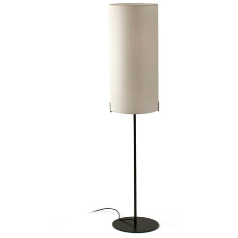 NILA Lampadaire noir et blanc cassé 20055