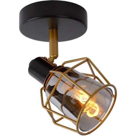 Nila spot plafond noir 1xe14