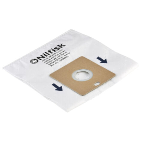 Nilfisk 5 Sacs ST originaux + Pre-filtre - Accessoires pour Aspirateurs Bravo (30050002)