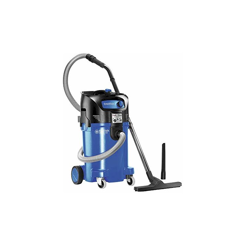 

ALTO 302003411 - Aspirador en húmedo y seco Industrial, 3700 l/min, 47 l, 1500 W, 230 V, Color Negro y Azul - Nilfisk