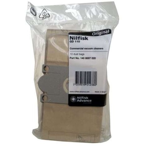 Nilfisk - bolsa para aspiradora nilfisk viking - 1408007020 - 7319519512380