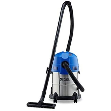 Nilfisk Buddy II 18 Aspiradora Azul Negro Inox 1200W
