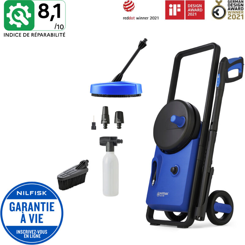 Nettoyeur haute pression Nilfisk Core 140-8 In Hand Powercontrol, 140 bar